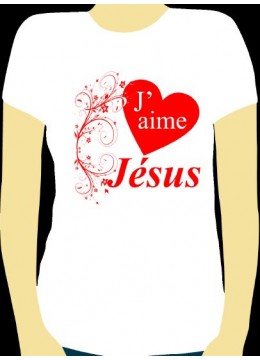 T-Shirt "J'aime Jésus" - Taille M