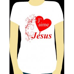 T-Shirt "J'aime Jésus" - Taille L