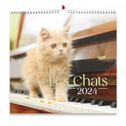Calendrier Nos amis les chats grand format