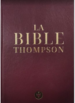 Bible Thompson rigide grenat